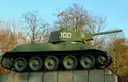 A T-34 tank at the Soviet War Memorial in the Tiergarten